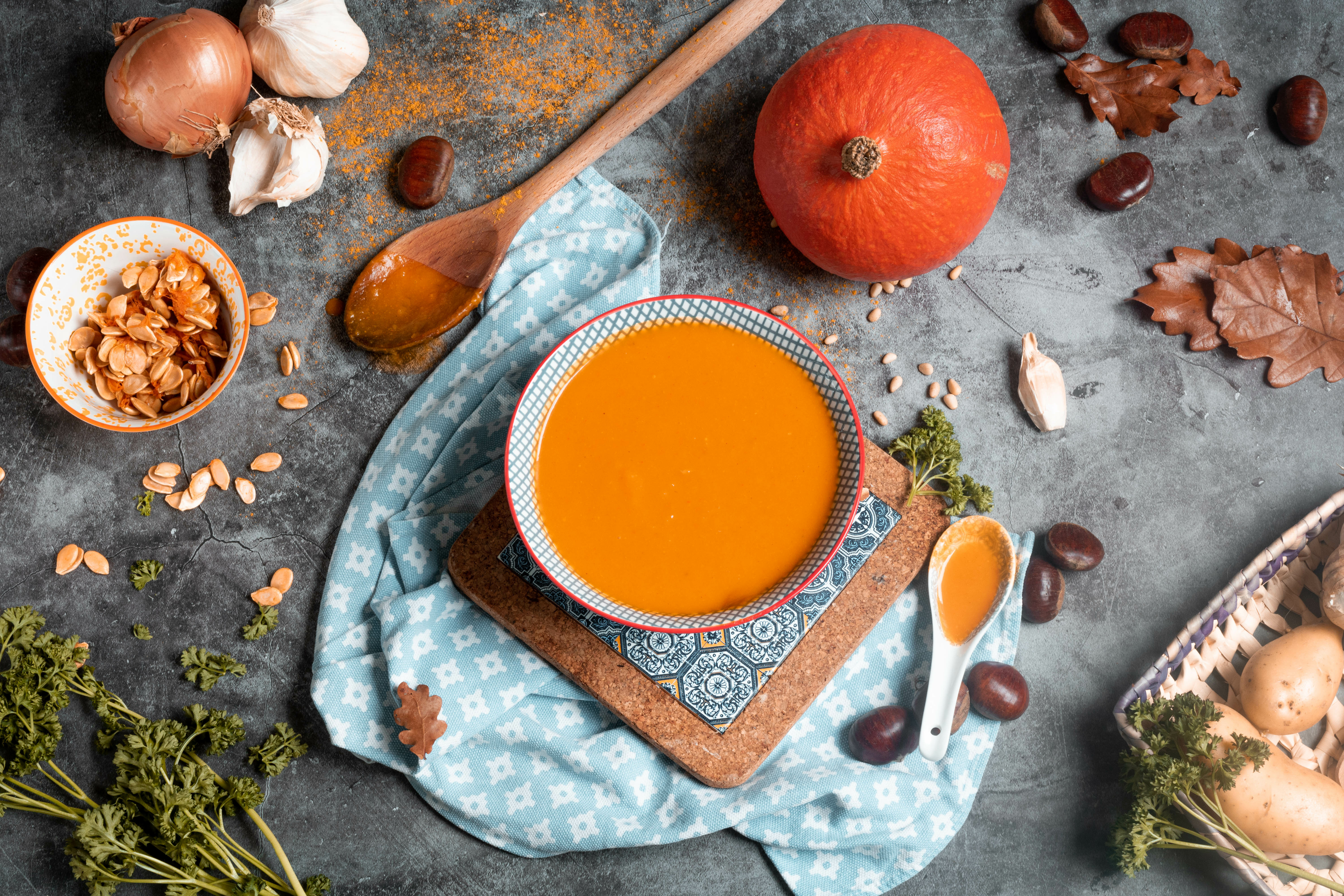 Velouté de marrons du Perigord-Limousin au potimarron
