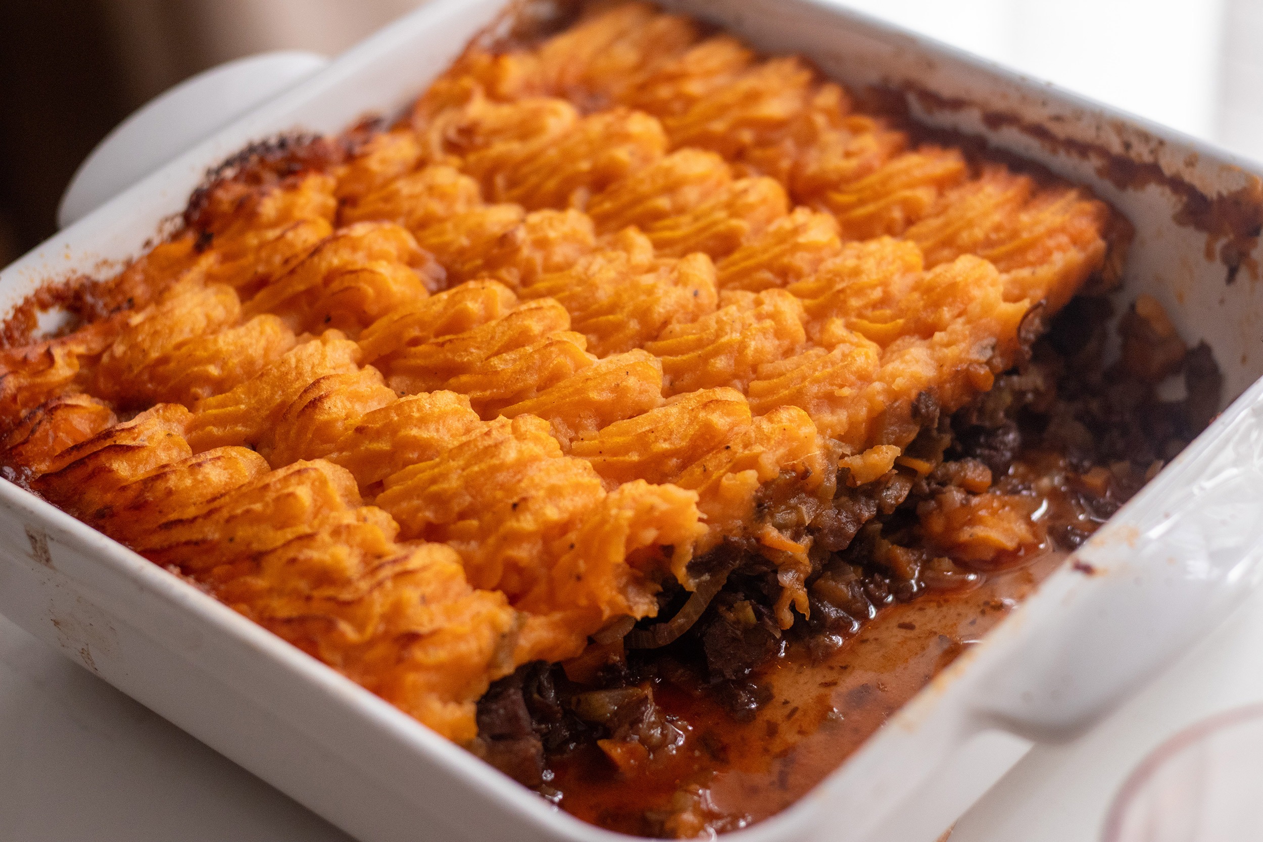 Parmentier de confit de canard fermier des Landes IGP Label Rouge à la patate douce